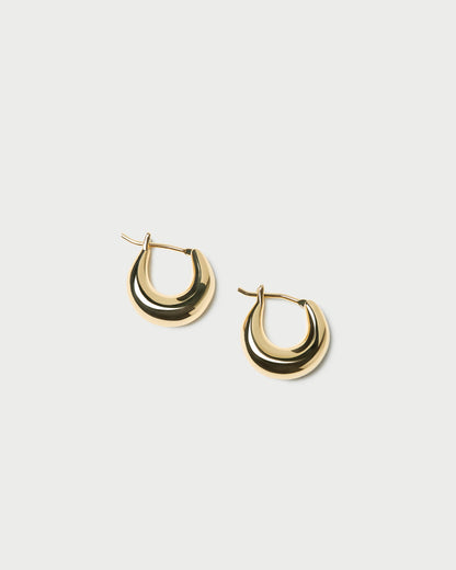 Adeline Gold Mini Dome Hoop Earring