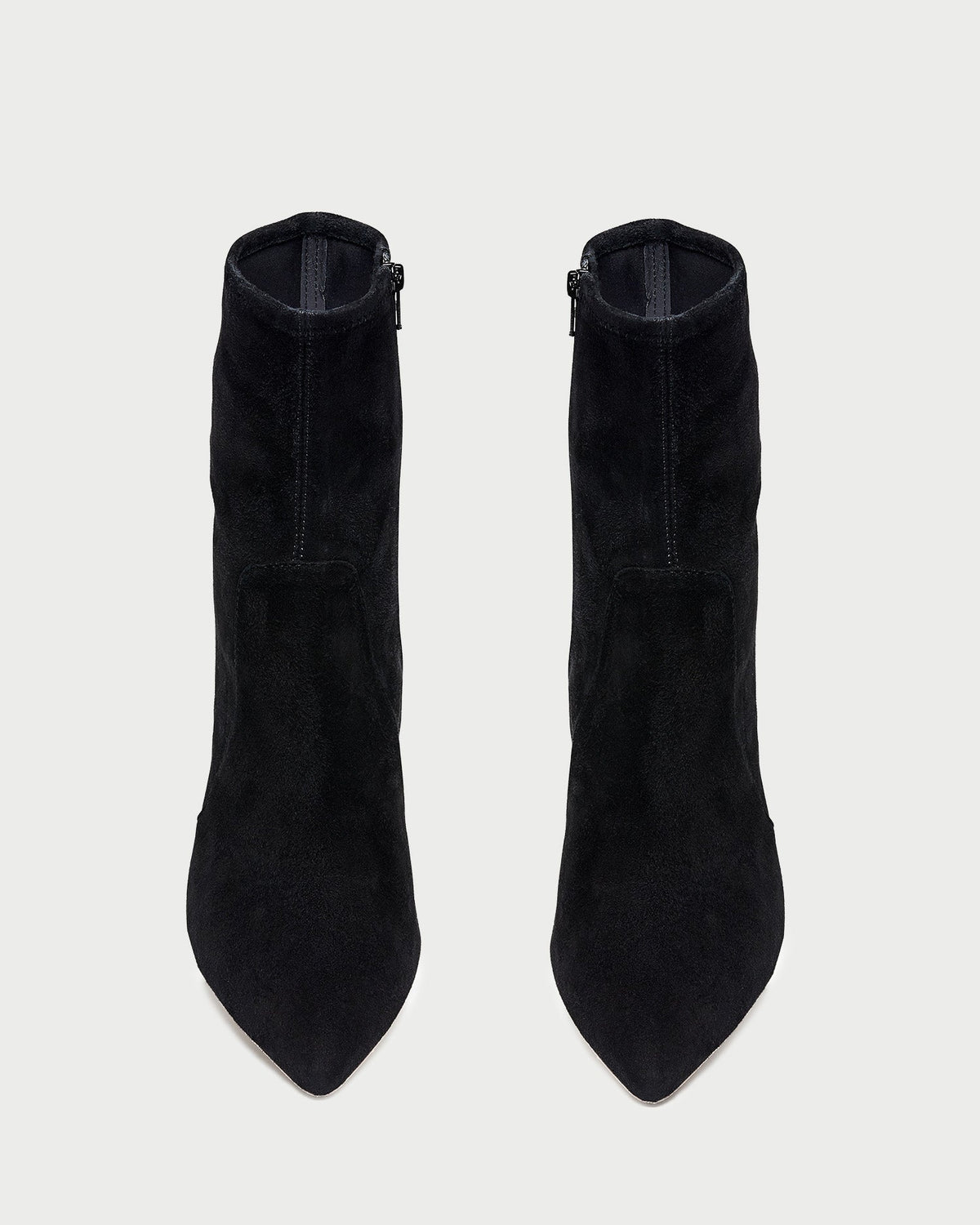 Isla Black Suede Ankle Bootie