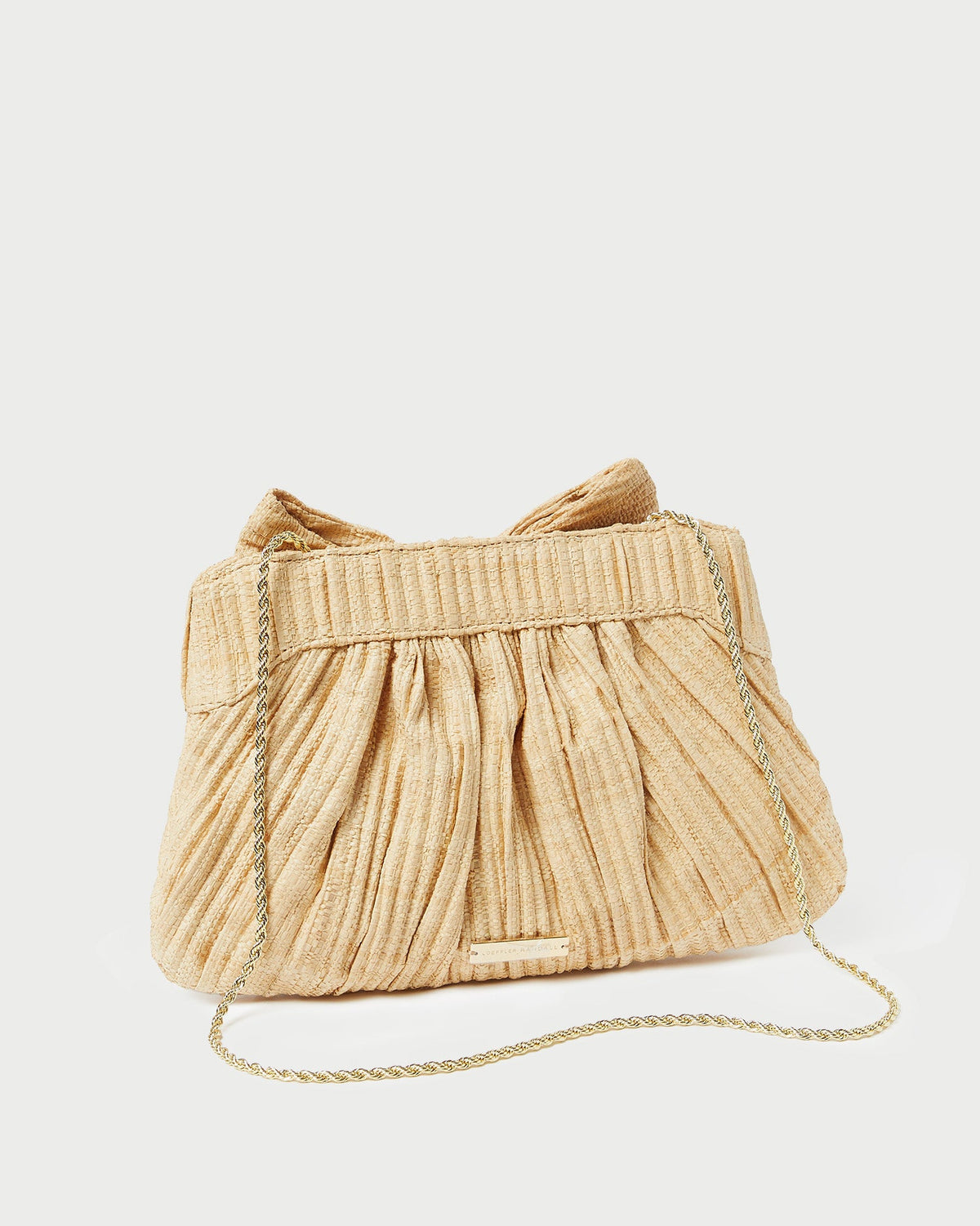Rayne Natural Bow Clutch