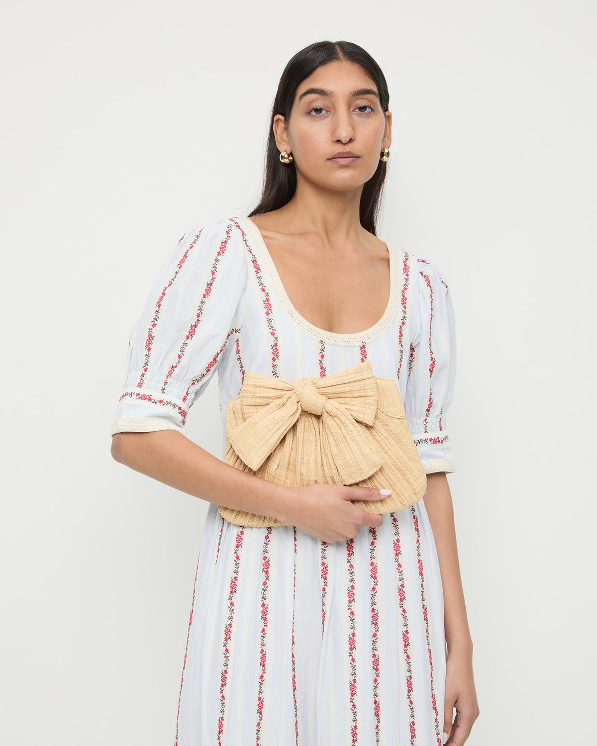 Rayne Natural Bow Clutch