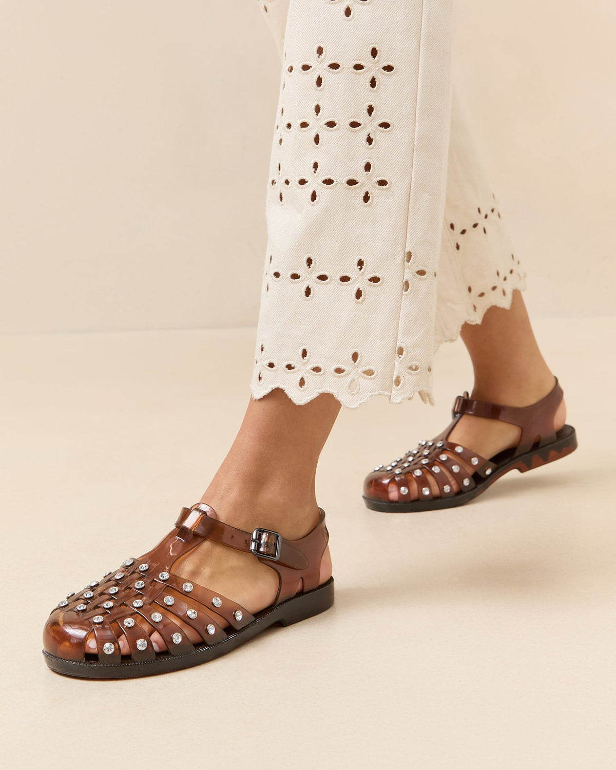 Rhys Brown Jelly Sandal