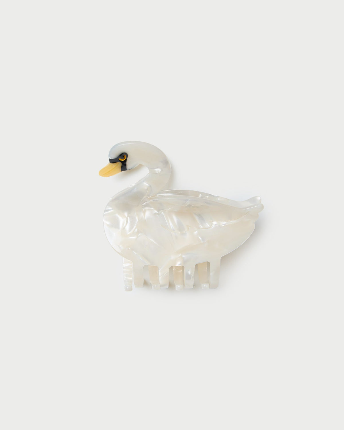 Swan Pearl Hairclip