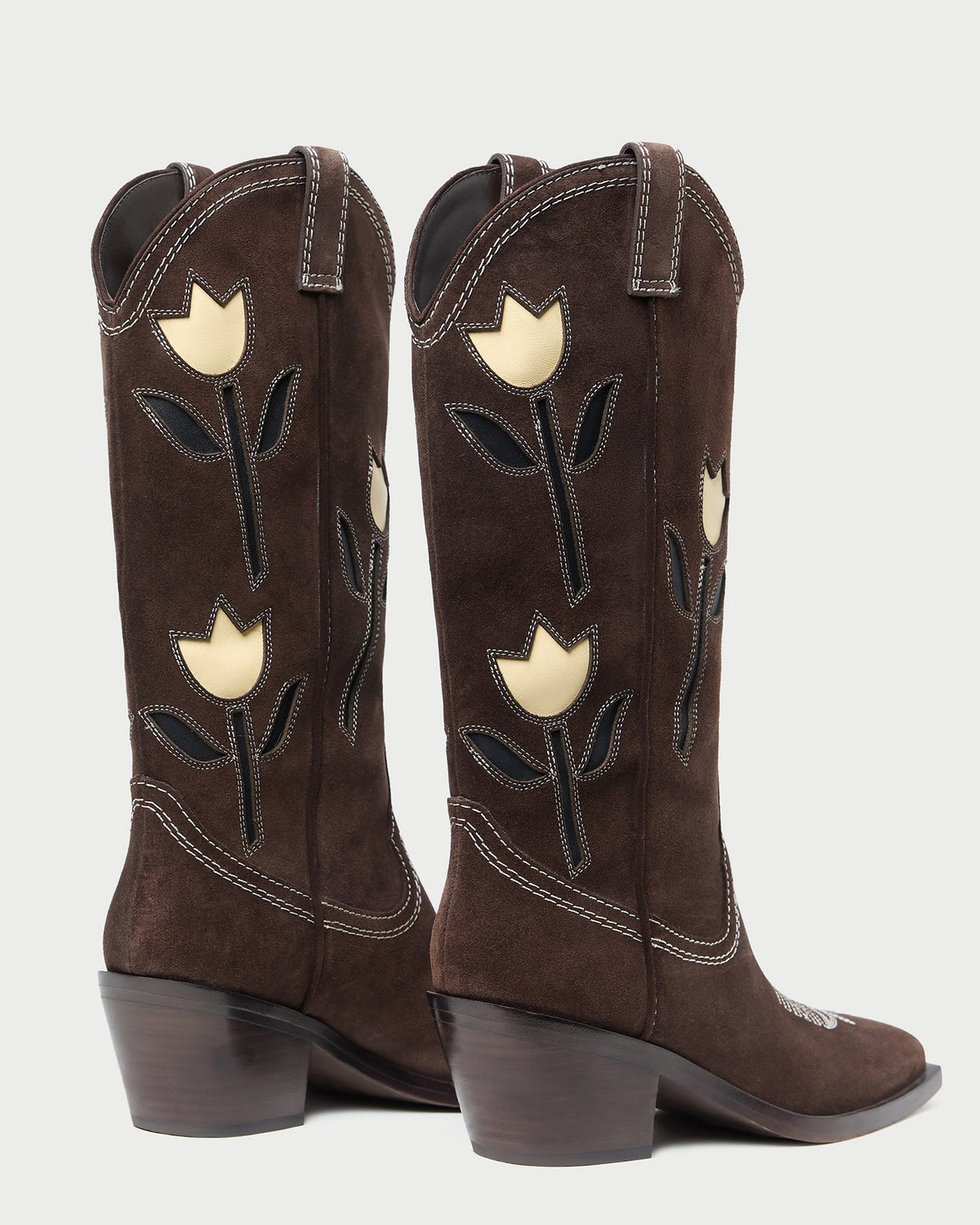Wilder Brown Suede Tulip Boot
