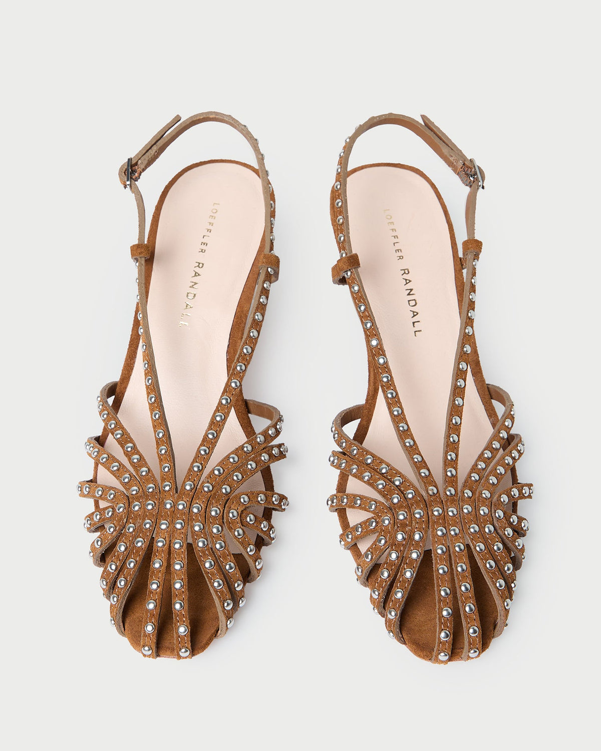 Priscilla Cacao/Silver Suede Heeled Sandal