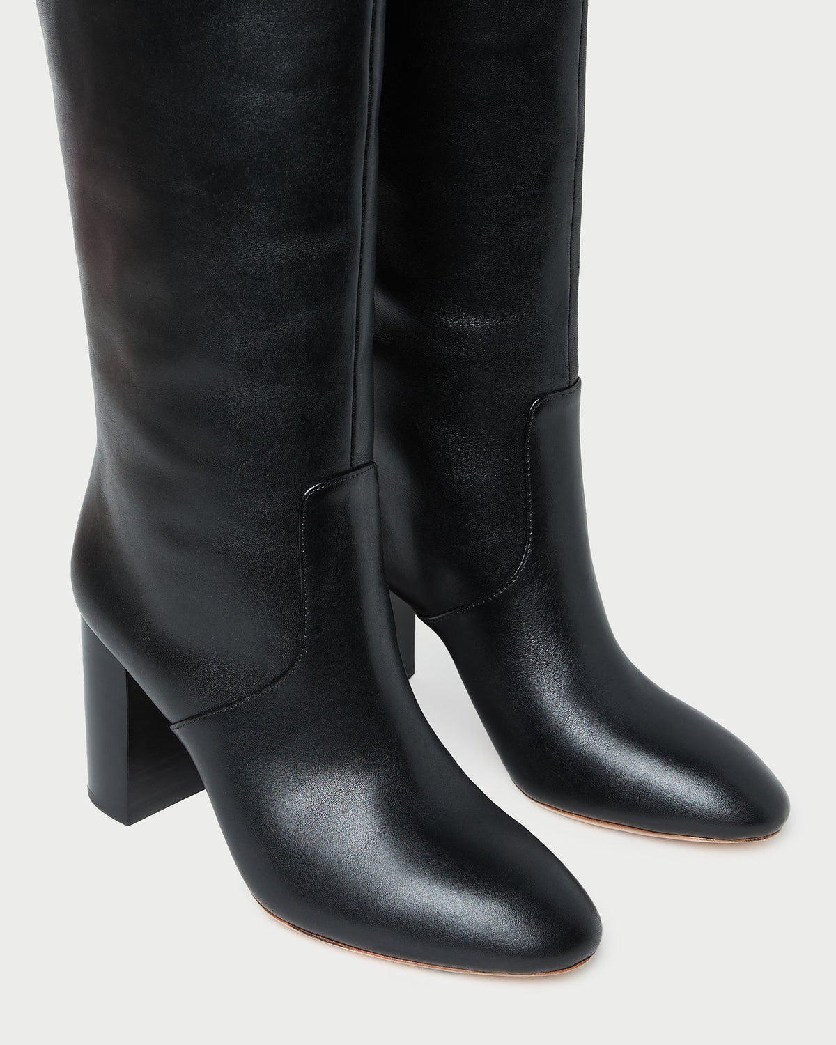 Goldy Black Wide-Calf Boot