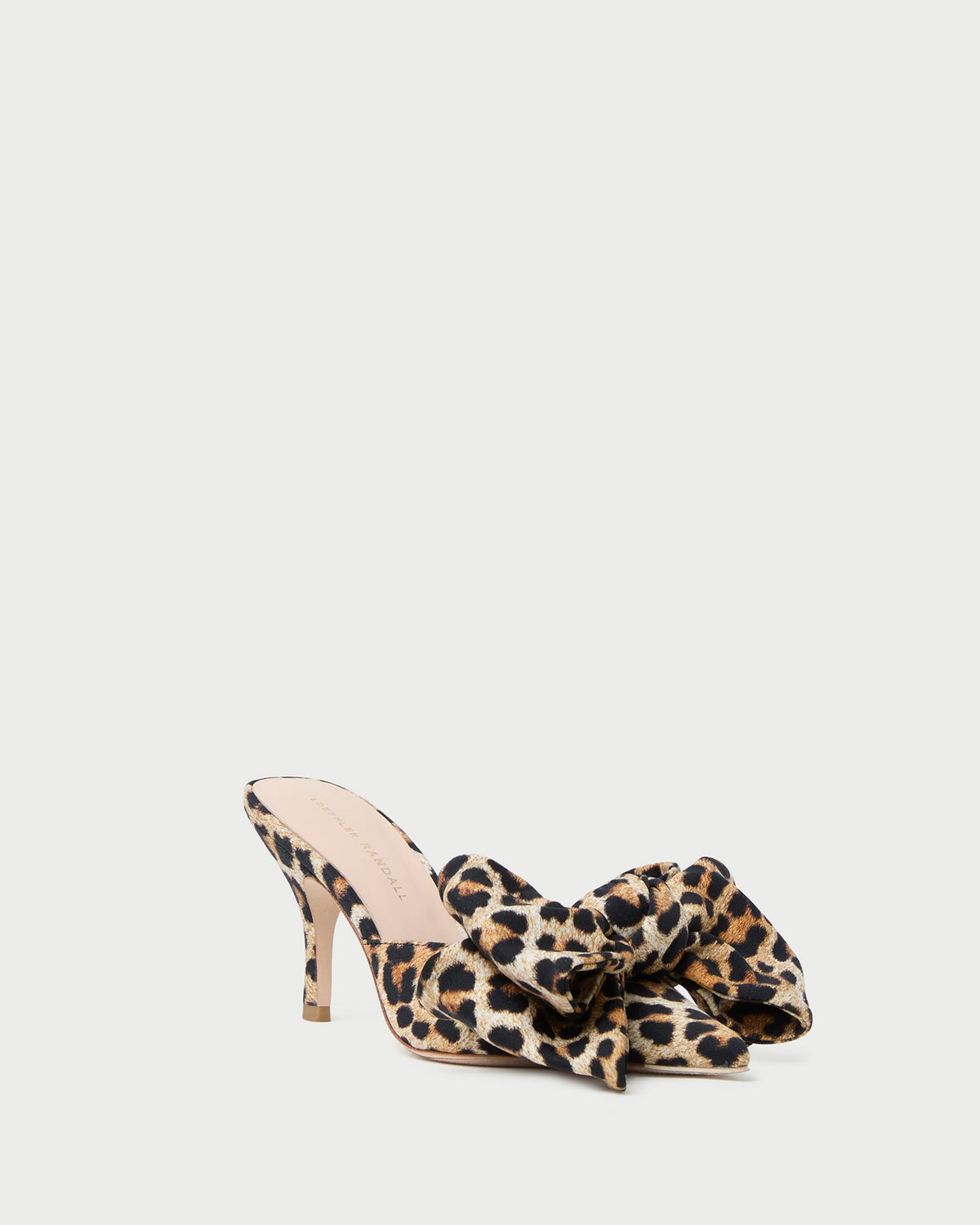 Margot Leopard Jersey Bow Mule